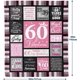 thumbnail image 2 of LHSHID 60th Birthday Gifts for Women Blanket 60th Birthday Decorations Women 60th Birthday Gift Ideas Happy 60 Birthday Decorations Gifts for 60 Year Old Women Throw Blanket 30"x40", 2 of 6
