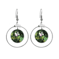 thumbnail image 1 of Lotus verano Los pendientes cuelgan del aro de la joyería del círculo de la gota Unbranded M, 1 of 3