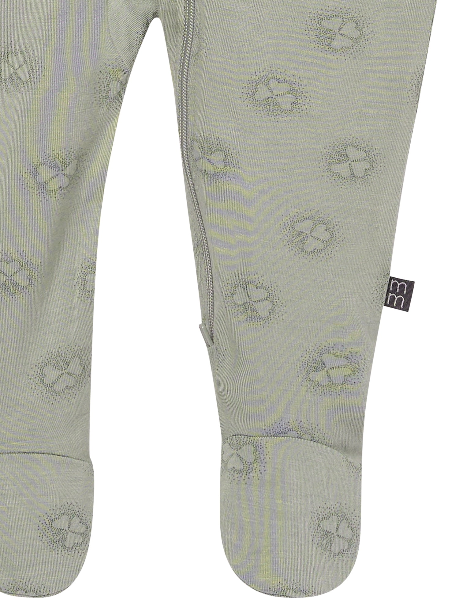 Modern Moments by Gerber Baby Neutral Viscose St. Patrick's Two-Way Zip Sleep 'N Play Footed Pajamas, Sizes Newborn - 6/9 Months
