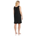 thumbnail image 2 of Vanity Fair Coloratura Women`s Plus-Size Short Nightgown, 2X, Green Frenzy, 2 of 2