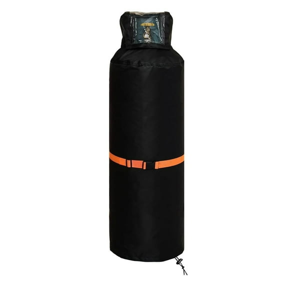 Outdoor 100lb Propane Tanks Protective Cover Heavy Dutys Clear Views Top Reinforced Oxfords Fabric Adjustable Closure
