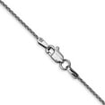 thumbnail image 3 of Primal Gold 14 Karat White Gold 1.2mm Parisian Wheat Chain Necklace, 3 of 4