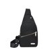 thumbnail image 1 of Bolso bandolera Lksixu para mujer y hombre, informal, de color liso, con puerto para auriculares, ligero, para el hombro y el pecho, con múltiples bolsillos, mochila bandolera antirrobo para, 1 of 8