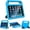 Blue, variant on SUPNICE Kids Case for iPad Mini 1/2/3/4/5 7.9-inch, Light Weight Shockproof Handle Kickstand Cover for iPad Mini 5th/4th/3rd/2nd/1st Generation, Black