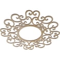 thumbnail image 2 of 32"OD x 12 1/4"ID x 3/8"T Reims Wood Fretwork Pierced Ceiling Medallion, Hickory, 2 of 3