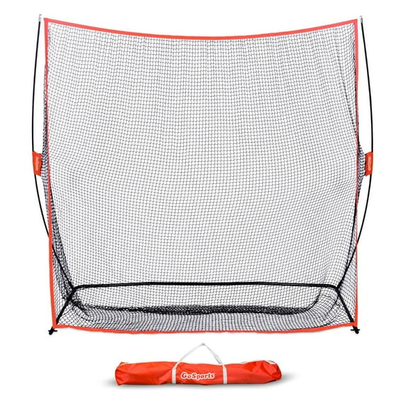 GoSports Golf Practice Hitting Training Net | Huge 7’x7’ Indoor Outdoor Driving