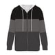 thumbnail image 5 of Pntutb moda mujer manga larga cremallera frente abierto suelta prendas de vestir exteriores blusa estampada abrigo Tops bolsillos blusa con capucha liquidación Pntutb Pntutb-6504, 5 of 5