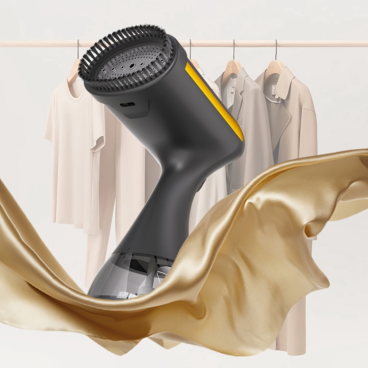1100W Handheld Hanging Ironing Machine with 20s Fast Heating, Equipped with A Cleaning Brush And A 10.14oz Large Capacity Water Tank. Home Steam Ironing Machine Is A Must-have Tool for Wrinkle Remo
