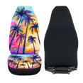 thumbnail image 5 of Binienty Tropical Palm Tree Car Seat Covers Set of 2 Automobile Seat Cover Protector Car Accessories Interior Decor Non-Slip Seat Cover Cushion Pad Mat for Men Women, 5 of 8