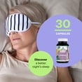 thumbnail image 3 of American BioSciences SLEEPSolve 24/7 Healthy Sleep Support - Made with Melatonin, Magnolia Bark, Ziziphus, Jujuba, 5-HTP and Magnesium - Gluten-Free - 30 Capsules, 3 of 7