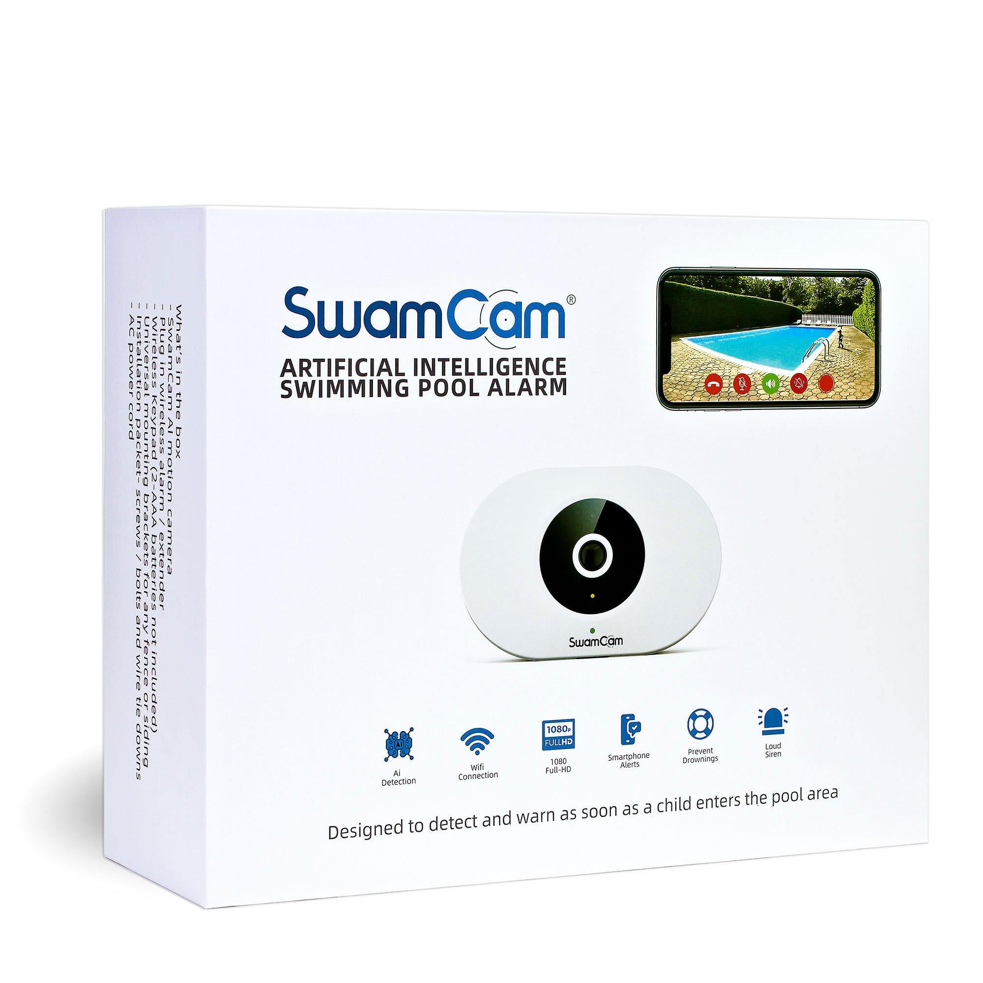 SwamCam Swimming Pool Alarm for Inground Pools & Above Ground for Kids