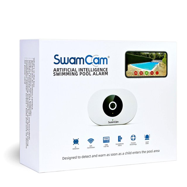 SwamCam Swimming Pool Alarm for Inground Pools & Above Ground for Kids
