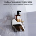 thumbnail image 4 of Miuline Adhesive Shower Caddy Basket, Bathroom Shelf Organiser Wall Mounted Storage Rack No Drilling Shower Shelf With 1 Traceless Clear Adhesive, 4 of 8