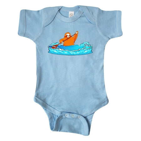 

Inktastic Kayaking Sloth Kayak Gift Baby Boy or Baby Girl Bodysuit