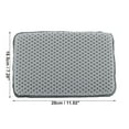 thumbnail image 3 of Unique Bargains 1 Pc Square Style Bath Pillow for Head and Neck 11.02"x7.28"x1.97" Gray, 3 of 6