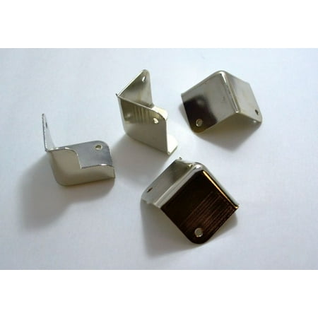 4 Pieces Metal Nickel Finish Cabinet Corner For Dj And Speaker Bo 4 Pieces Metal Nickel Finish Cabinet Corner For Dj And Speaker Bo 1 5 X1