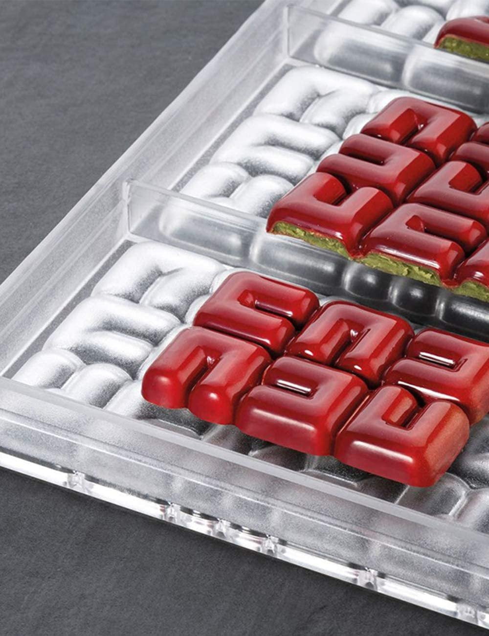 Moule Tablette Chocolat Pavé 15,5 X 7,8 Cm X H 1 Cm (x3) Pavoni