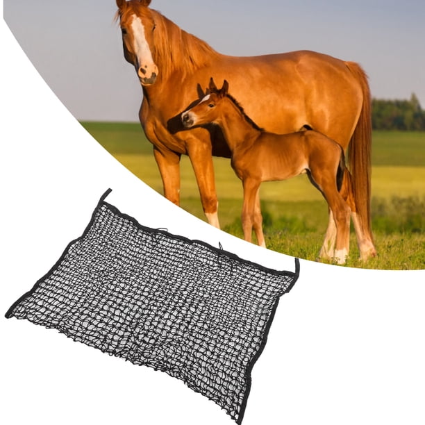 Bolsa De Alimentación Lenta Para Caballos, Red De Heno Para Caballos De Gran Capacidad, Bolsa De Alimentación Lenta Que Simula El Pastoreo, Fácil De Llenar Para Granja Al Aire
