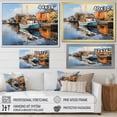 thumbnail image 4 of Designart "Reflections An Port Wharfside wall art II" Nautical & Beach Floater Framed Canvas Art Print, 4 of 7