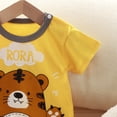 thumbnail image 5 of Newborn Baby Girl Clothes Cotton Bubble Romper for 0-6 Months Baby Baby Suits Cotton Infant And Toddler Crawling Clothes Newborn Baby Clothes 0-3 Months Bodysuit Baby Romper Light Yellow, 5 of 7