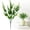 White, variant on Lifelike Plastic Mixed Artificial Floral Bush Faux Bloom For Indoor Outdoor Garden Porch Sidewalk Spring Table Decor