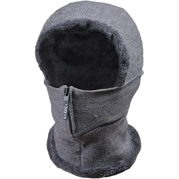 CoCopeaunt Women Winter One Piece Beanie Hats Cozy Fleece Lined Skull Cap Knit Soft Warm Outside Hat