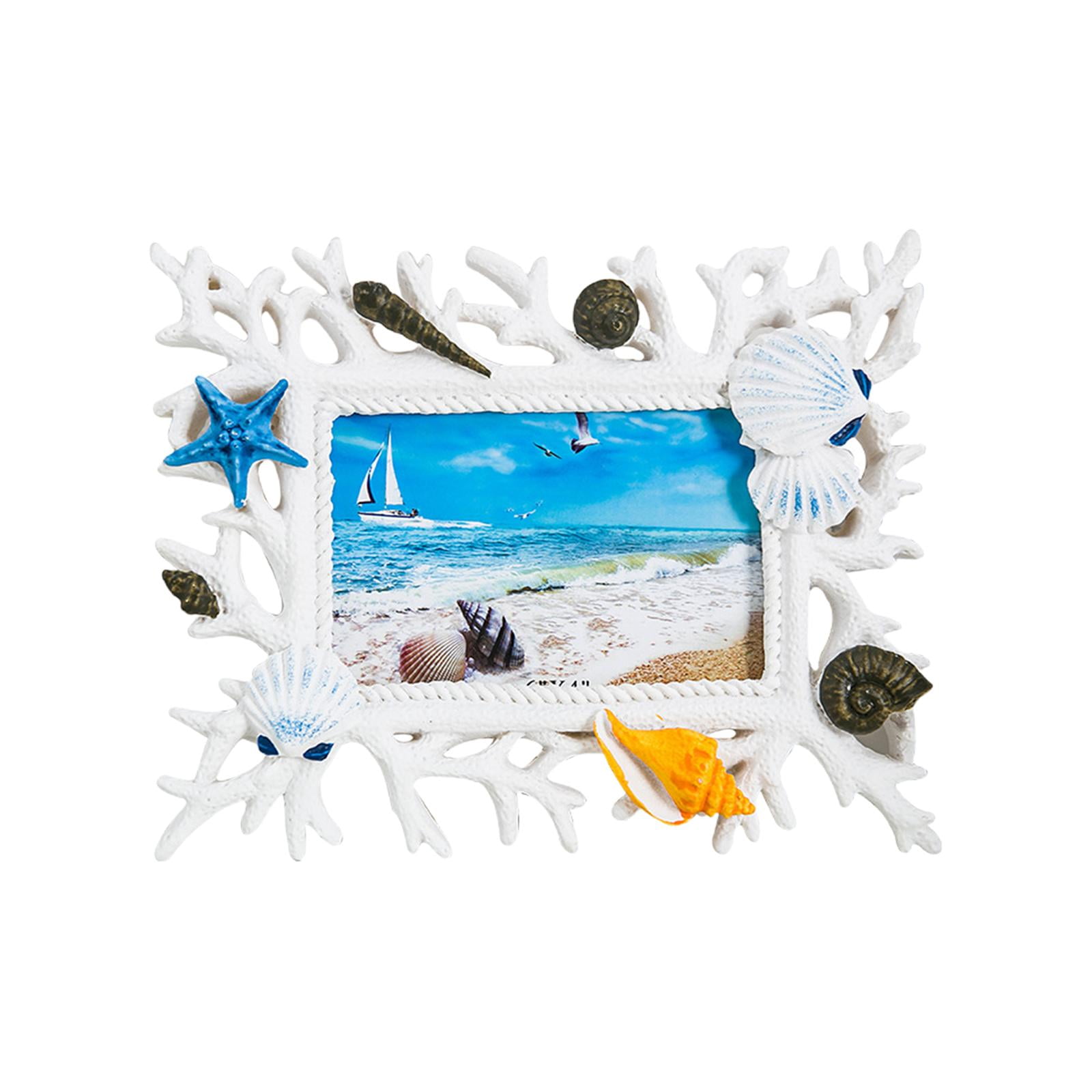Photo Hanging Display Frames W/ 40 Clips Sea Shells Nautical - Temu