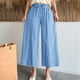 thumbnail image 1 of WILLBEST Pantalones Capri Casuales para Mujer, de Verano, Elásticos, Hasta La Rodilla, para Entrenamiento, Yoga, Informales, con Cintura Elástica, con Bolsillos, Talla 115 Mediana, 1 of 5