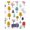 Different Trees, variant on Haosy Kitchen Scale 11lb/5kg 0.1g Precision Digital Food Scale weight Grams Ounces and Pounds, Watercolor Leaves