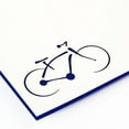 thumbnail image 2 of WHAMVOX 1Pcs Interesting Fathers Day Greeting Card Retro Bike Style Blessing Card for Families Navy, 2 of 8