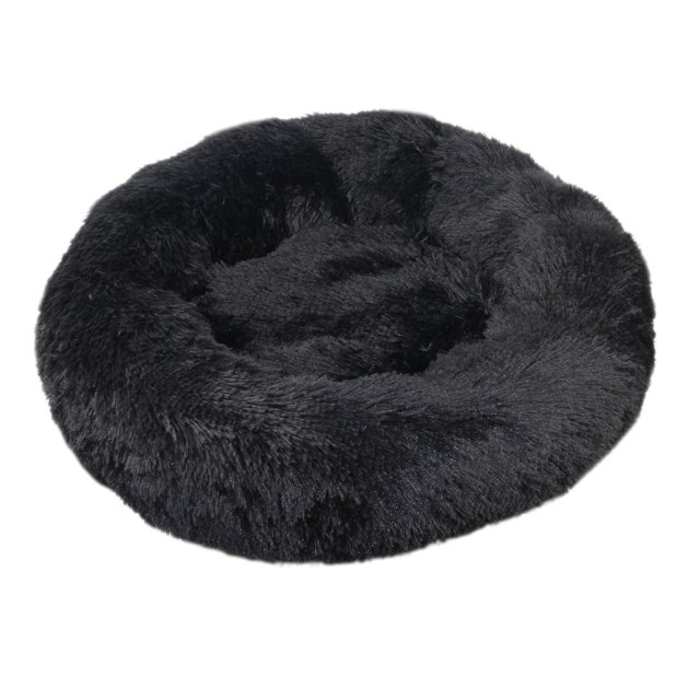 Accesorios para perros Donut Mand para perros grandes, casa de gatos, cama de felpa para mascotas, alfombrilla redonda XXL para calmar animales pequeños y medianos, 100CM Deng Xun unisex