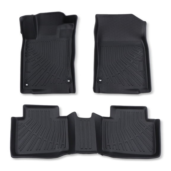Findmall TPE Floor Mats Liners for Honda Civic 2016-2021 Sedan Hatchback Coupe All Weather Black