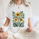 thumbnail image 5 of Faldas Cortas para Mujeres, Impresión de Flores Casual Oversized Camiseta de Manga Corta Top Hecho de 95% Poliéster 5% Spandex para Primavera Verano, Falda Corta de Verano, 5 of 7