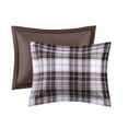thumbnail image 3 of Madison Park Essentials Parkston 3Pc Microfiber Full/Queen Comforter Set - Brown, 3 of 11