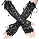 thumbnail image 5 of Guantes de encaje elegantes para mujer: perfectos para eventos nocturnos y fiestas de disfraces. Negro, 5 of 9