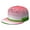 Juicy, variant on Tropical Floral Snapback Hat - Adjustable Flat Brim Cap for Men Women | Hawaiian Print Design