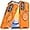 Orange, variant on Case for Galaxy A36 5G,Military Grade [Built-in Kickstand] Magnetic Rotate Ring Holder Heavy Duty TPU PC Shockproof Drop Protect Phone Case for Samsung Galaxy A36 5G (Blue)