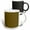 Multicolor, variant on 3drose, Earthy Brown - Mud Muddy Dark Brown Hue - Simple Plain Solid Color, 11oz Magic Transforming Mug