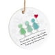 thumbnail image 1 of Ornamentos Del Árbol de Navidad Decoración de la Amistad Del Vidrio Del Mar Corazón de la Amistad Decoración Del Corazón Del Recuerdo Decoración Del Árbol de Navidad Decoración Del Árbol de Navidad, 1 of 6