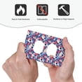 thumbnail image 4 of KLL daisy Skull red flower Pattern Electrical Outlet Covers, 3" x 5" 1 Pack Electric Receptacle Plug Covers for Decorator Receptacle Outlet & Switch-Style S, 4 of 6