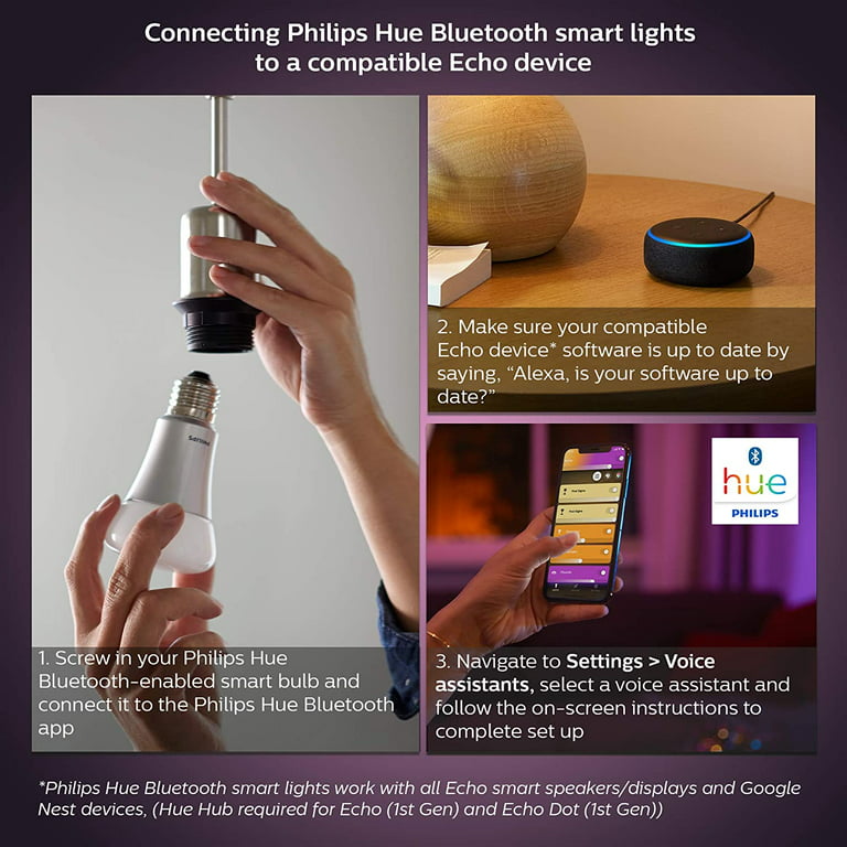 Philips Hue - Lot de 2 ampoules connectées 10W E27 - White & Color