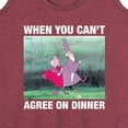 thumbnail image 3 of Disney - The Sword And The Stone - Merlyn & Mim Can't Agree on Dinner - Women's Racerback Tank Top, 3 of 5