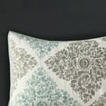thumbnail image 3 of Madison Park Quilt Set Medallion 6 Piece King Casual Bedding Reversible Coverlet Aqua, 3 of 8
