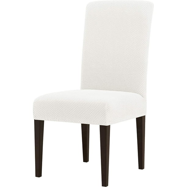Subrtex Stretch Textured Grain Dining Chair Slipcover Set Of 4 Cream Com - Subrtex Knit Stretch Dining Room Chair Slipcovers Subrtex Stretch Textured Grain Dining Chair Slipcover Set Of 4 Cream Com - Subrtex Knit Stretch Dining Room Chair Slipcovers