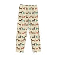 thumbnail image 3 of Lsque Dachshund Dog Print Men's Pajama Pants, Lounge Pant - Comfortable Home Wear,Elastic Waistband, Stylish Design-X-Large, 3 of 9