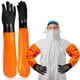 thumbnail image 2 of Gastody - Guantes resistentes a químicos extralargos 27.5"" - Guantes largos de goma de PVC resistentes al agua y multiusos con forro de algodón para limpieza de la industria química de maquinaria pes, 2 of 9