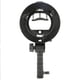 thumbnail image 1 of Accesorio de soporte en forma de S con empuñadura de mano para cámara con montura Bowens, linterna superior, color negro, 1 of 15