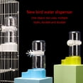 thumbnail image 3 of Jesscasday Birds Water Dispenser for Cage Finches 140ml Parakeets Drinker Set Bottle Automatic Bird Cage Water Feeder for Cage, 3 of 20