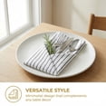 thumbnail image 4 of Set of 6 Cloth Napkins - Cotton, Washable, Reusable for Dining Table, Restaurant, Weddings, Events, Parties Thin stripes 28x20inch, 4 of 6