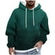 thumbnail image 2 of Sudadera con capucha para hombre, estilo casual, con cuello redondo, estampado, manga larga, blusa de poliéster, 2 of 5